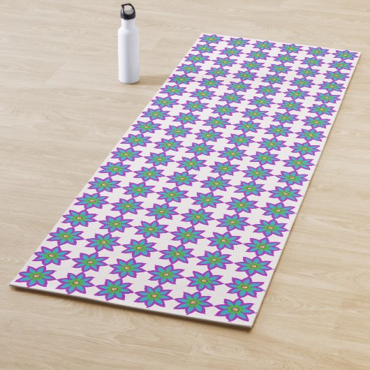 Funkelnd Blume Eid Yogamatte (Beispiel)