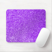 Funkelnd Bokeh Imitate Violet Lila Glitzer Mousepad (Mit Mouse)