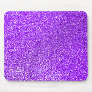 Funkelnd Bokeh Imitate Violet Lila Glitzer Mousepad