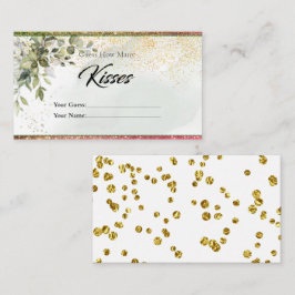 Funkelnd Botanisch wie viele Kisses Bridal Umschli Begleitkarte