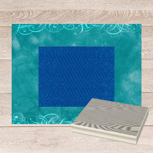Funkelnd Briefmarke Gummistempel