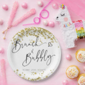 Funkelnd Brunch und Bubbly Pappteller (Party)