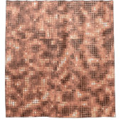 Funkelnd Champagne Gold Luxury Sparkle Girly Duschvorhang (Vorderseite)