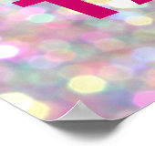 Funkelnd Champagne Party Poster (Ecke)