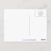 Funkelnd Confetti Stars Postkarte (Rückseite)