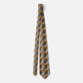 Funkelnd Decorative Gold & Silver Necktie Krawatte (Rückseite)