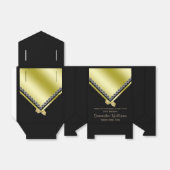 Funkelnd Diamanten & Goldbude 50. Geburtstag Geschenkschachtel (Ungefaltet)