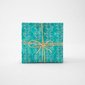 Funkelnd Diamanten Silbergraues Aquamarines Tiffan Geschenkpapier