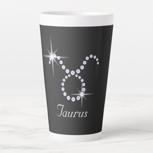 Funkelnd Diamond Taurus Milchtasse (Vorderseite)