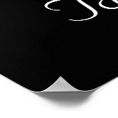 Funkelnd Diamond Taurus Symbol Poster (Ecke)