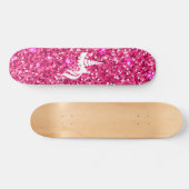 Funkelnd Einhorn-Skateboard Skateboard (Horizontal)