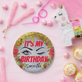 Funkelnd Extravaganter Geburtstag 18. | 21. | 30. Pappteller (Party)