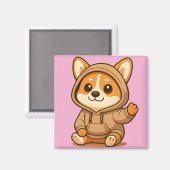 Funkelnd Eyes Corgi Magnete | Niedliche Küchendeko Magnet (Vorderseite/Rückseite)