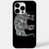Funkelnd, farbiger Silbermosaik Case-Mate iPhone Hülle (Rückseite)