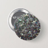 Funkelnd farbiges Silbermosaik Button (Vorne & Hinten)