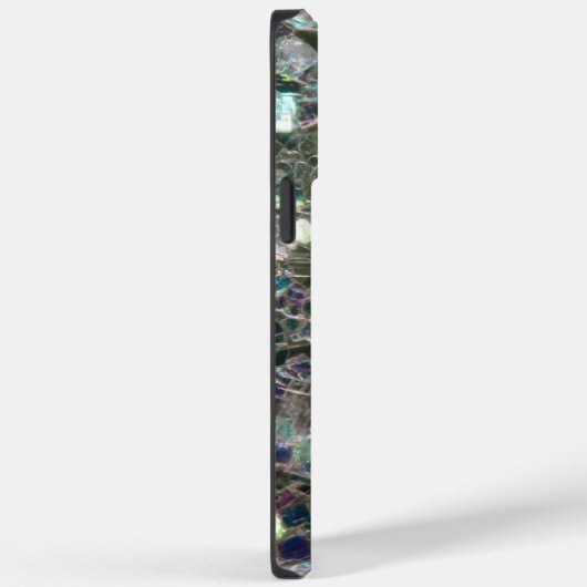 Funkelnd farbiges Silbermosaik Case-Mate iPhone Hülle (Rückseite / Rechts)