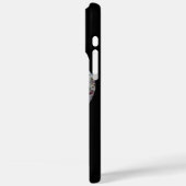Funkelnd farbiges Silbermosaik Herz Case-Mate iPhone Hülle (Rückseite / Links)