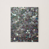Funkelnd farbiges Silbermosaik Puzzle (Vertikal)