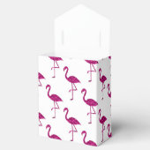 Funkelnd Flamingo Rosa Glitzer Glitzern Monogramm Geschenkschachtel (Geöffnet)