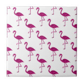 Funkelnd Flamingo Rosa Glitzer Glitzern Muster Fliese (Vorderseite)