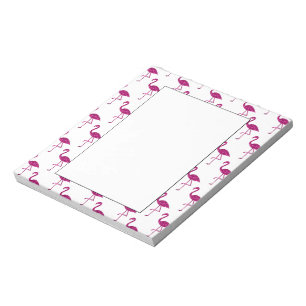 Funkelnd Flamingo Rosa Glitzer Glitzern Muster Notizblock