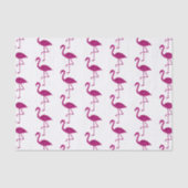 Funkelnd Flamingo Rosa Glitzer-Muster weiß Seidenpapier (Vorderseite)