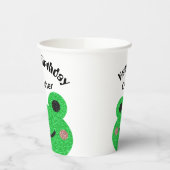 Funkelnd Frog Happy Birthday Paper Cups Pappbecher (Links)