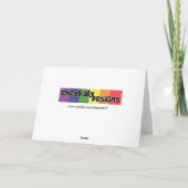 Funkelnd! Geburtstags-Karte Karte (Rückseite)