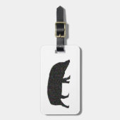 Funkelnd Gepäckstück Gepäckanhänger (Vorderseite vertikal)