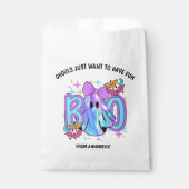 Funkelnd Ghost Ghouls Woll haben Spaß Halloween Geschenktütchen (Vorderseite)