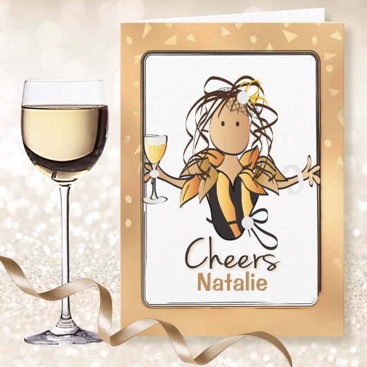 Funkelnd Girl Glam Jegliche Alterskarte für sie Karte