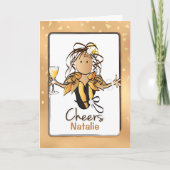 Funkelnd Girl Glam Jegliche Alterskarte für sie Karte (Vorderseite)