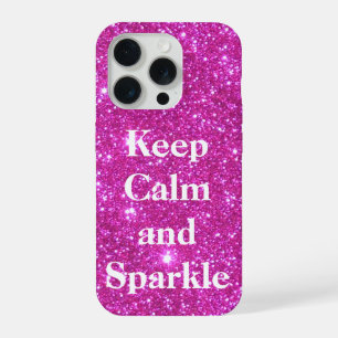Funkelnd Glänzend Glitzer Rosa Glam CricketDiane iPhone 15 Pro Hülle