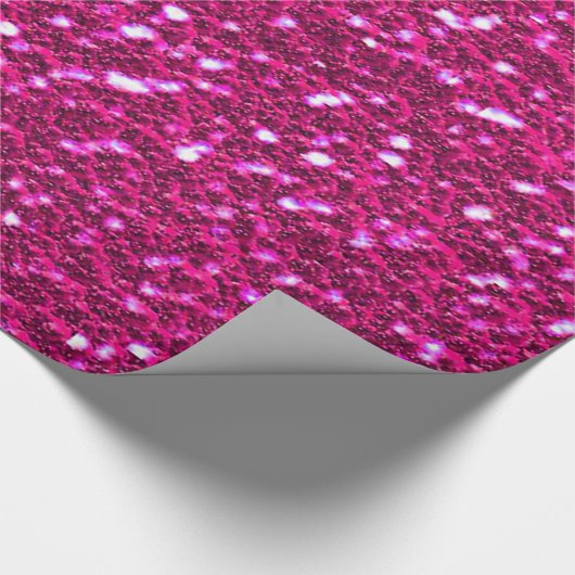 Funkelnd Glitterie Girly Geschenkpapier (Ecke)