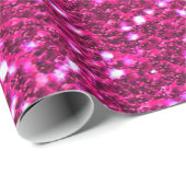Funkelnd Glitterie Girly Geschenkpapier (Rolleneckpunkt)