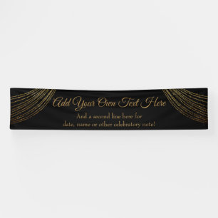 Funkelnd Glitterie Gold Garland Fügen Sie Ihren ei Banner