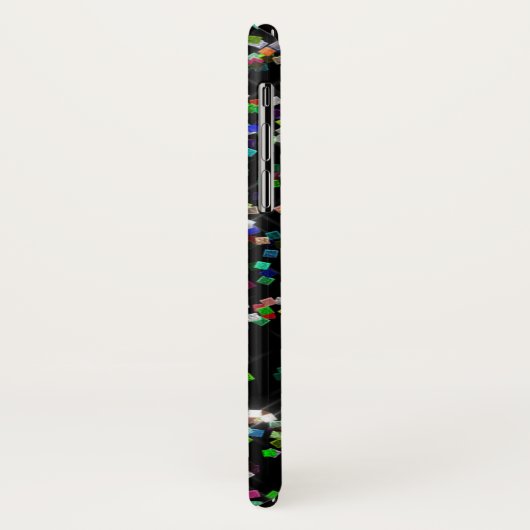 Funkelnd Glitzer Confetti Telefoncase Case-Mate iPhone Hülle (Hinten/Links)