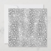 Funkelnd Glitzer Forelle Leopard Printing Geburtst Einladung (Rückseite)