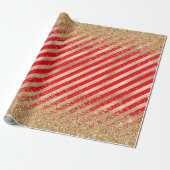 Funkelnd Glitzer Geschenkpapier (Ungerollt)