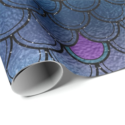 Funkelnd Glitzer Geschenkpapier (Rolleneckpunkt)