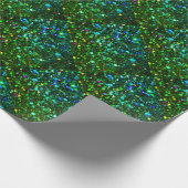 Funkelnd Glitzer-Muster - Weihnachten Geschenkpapier (Ecke)