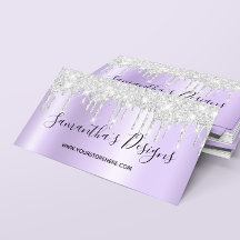 Funkelnd Glitzer Tropfen Pale Lavender Ombre