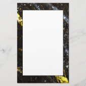 Funkelnd Gold abstrakt Briefpapier (Vorderseite)