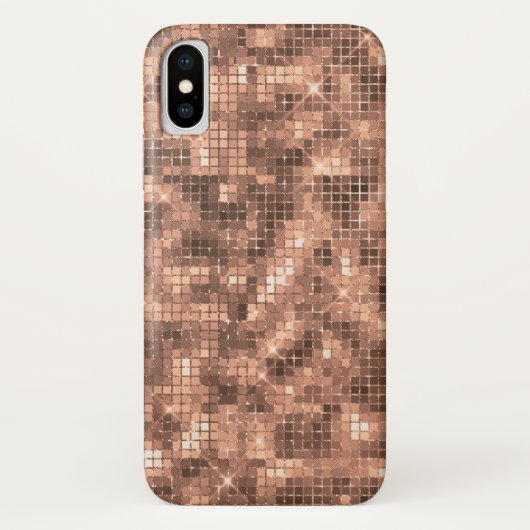 Funkelnd Gold Champagne Luxus Sparkle Case-Mate iPhone Hülle (Rückseite)