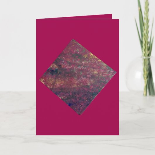 Funkelnd Gold und rosa Grußkarte Dankeskarte (Vorderseite)