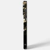 Funkelnd Goldklänge abstrakte Monogram Case-Mate iPhone Hülle (Rückseite / Links)