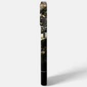 Funkelnd Goldklänge abstrakte Monogram Case-Mate iPhone Hülle (Rückseite / Links)