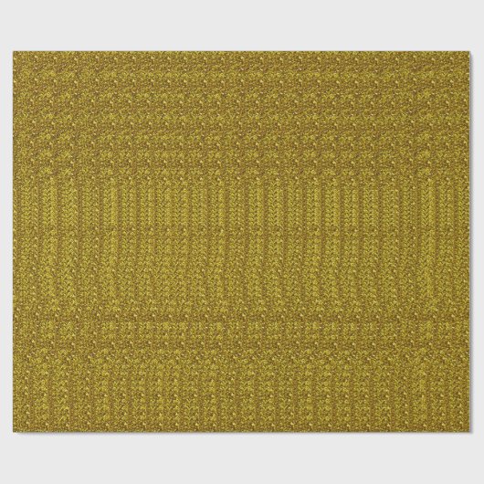 Funkelnd Goldpapier Geschenkpapier (Flach)