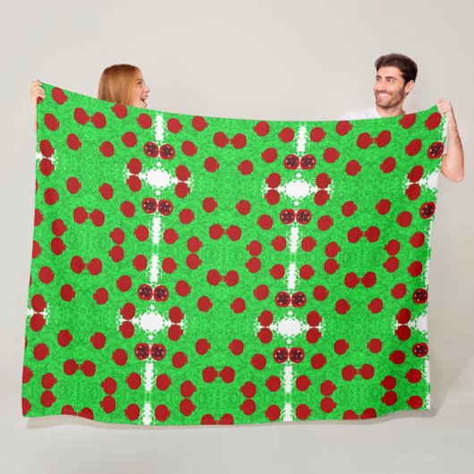 Funkelnd Granatapfelbaum Tu B'Shvat Shavuot Fleecedecke (Beispiel)