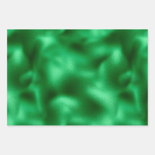 Funkelnd Grünstreifen Geschenkpapier Set (Vorderseite 2)